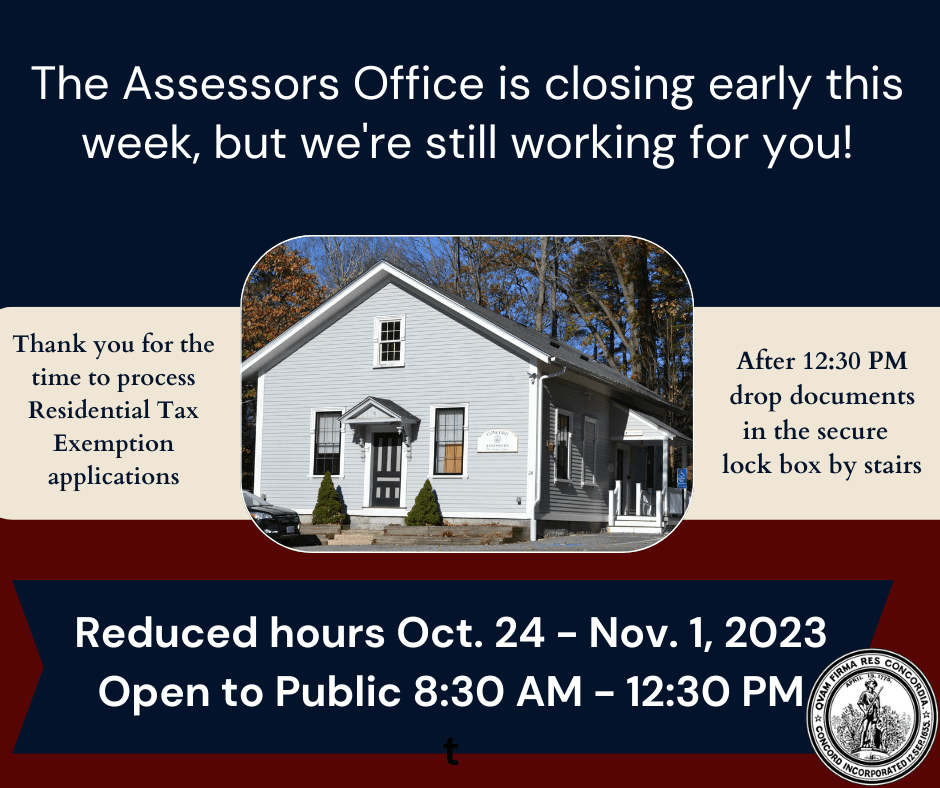 White building - Office Hours 8:30 AM - 12:30 PM