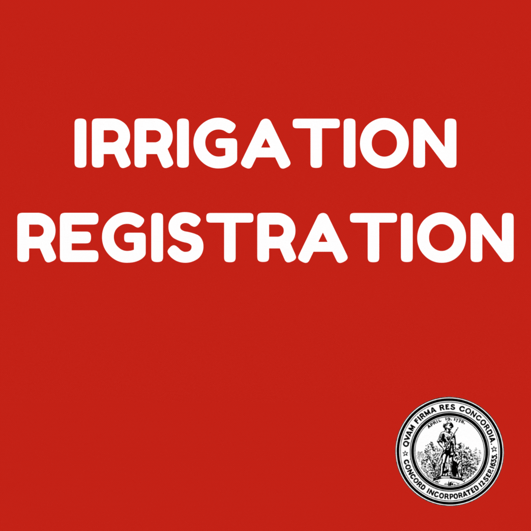 Irrigation Registration Button