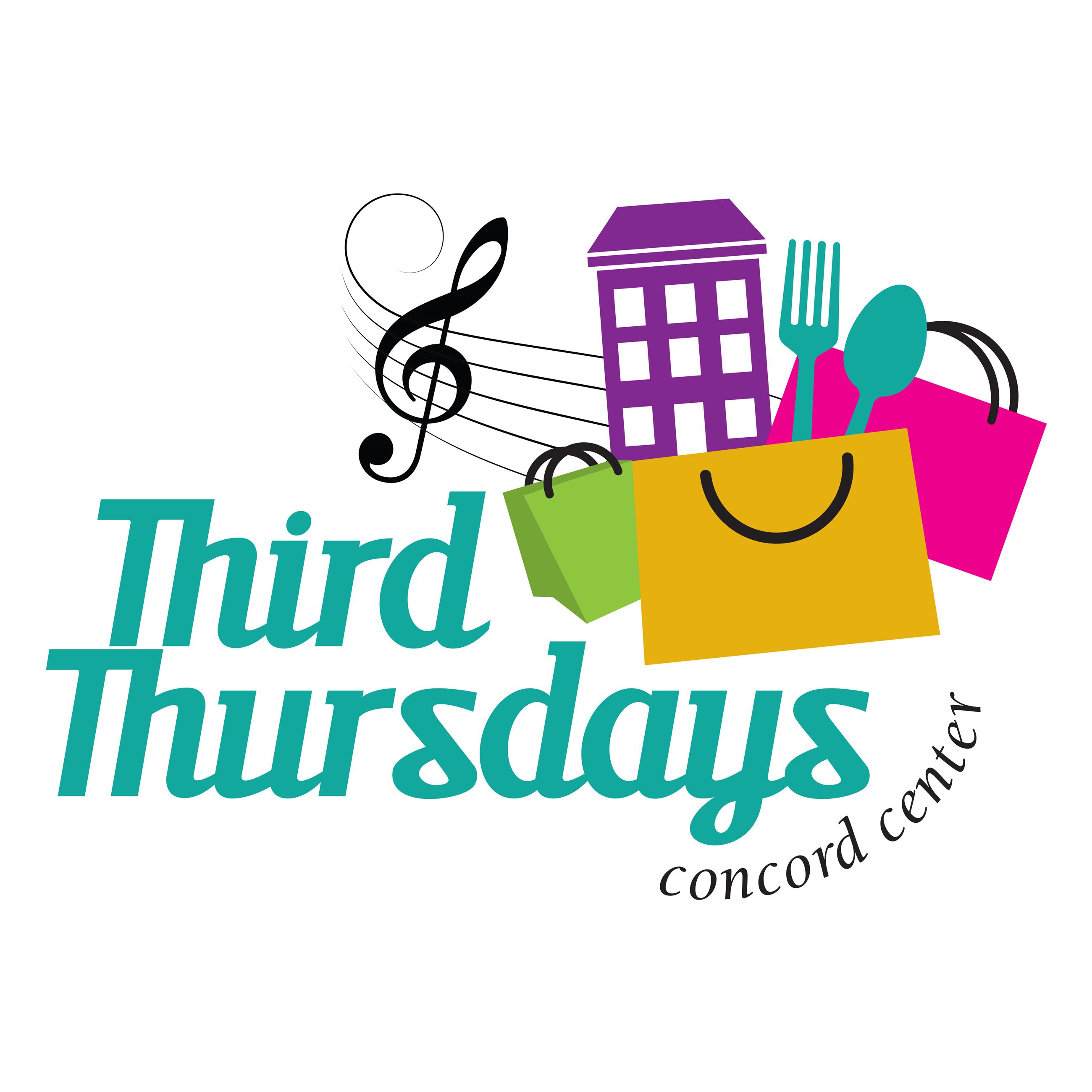 Third Thursday logo - Music, food, shopping
