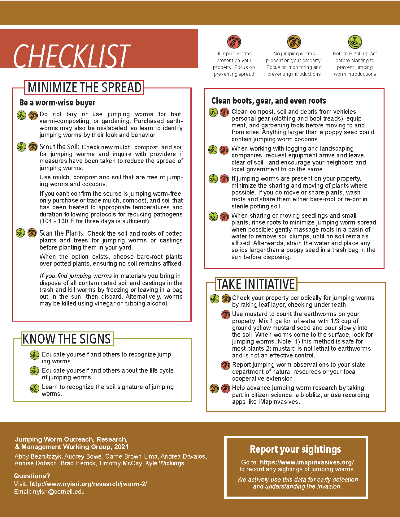 Jumping worms fact sheet page 2